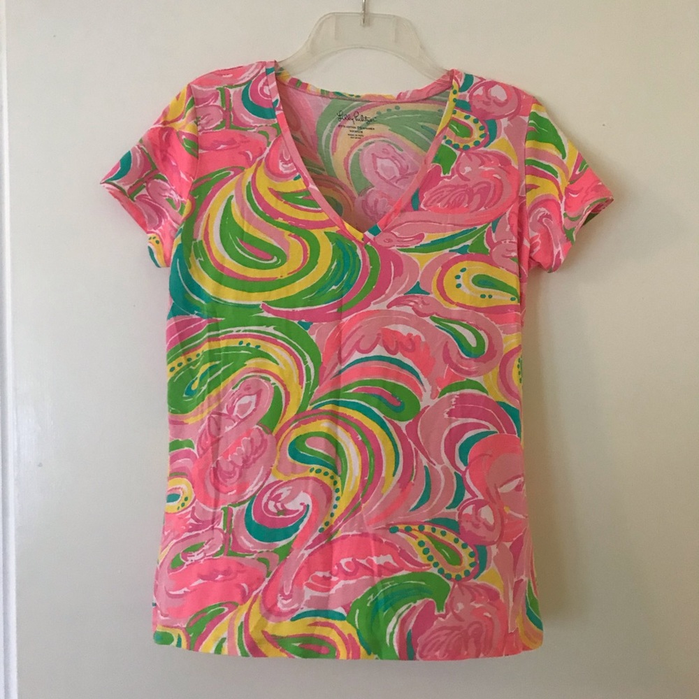 Lilly Pulitzer flamingo Shirt